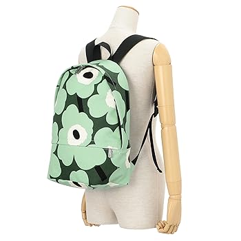 【marimekko】マリメッコ リュックサック ピエニ ウニッコ グリーン 新品】マリメッコ marimekko ピエニ ウニッコ Pieni Unikko Enni
